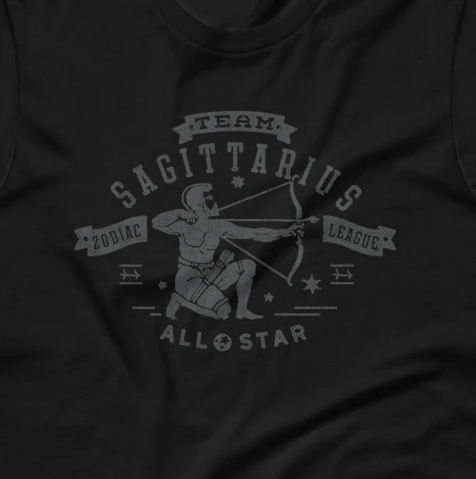 Zodiac Sagittarius Athletic Dept. Short-Sleeve Unisex T-Shirt