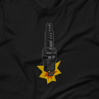 Spark Plug Short-Sleeve Unisex T-Shirt