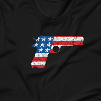 Flag Gun Unisex t-shirt