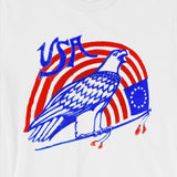 USA Eagle & Flag Fourth of July Tee, 4th of July Unisex Tee