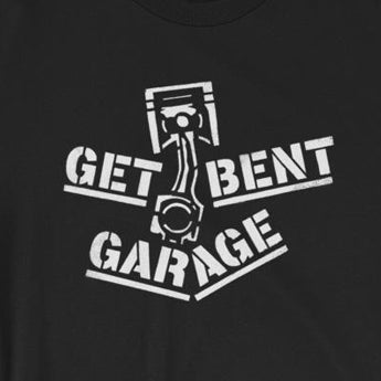 Get Bent Garage Hot Rod Shop, Garage Themed Short-Sleeve Unisex T-Shirt