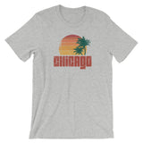 Funny Chicago Beach Surfer Short-Sleeve Unisex T-Shirt