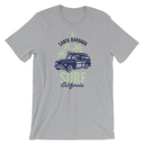Retro Surf Santa Barbara Beach Woodie Short-Sleeve Unisex T-Shirt