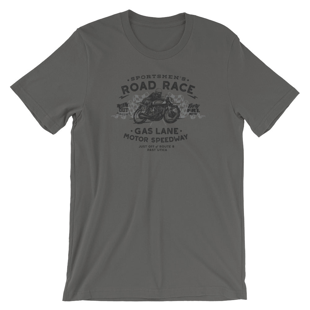 Retro Motorcycle Road Race Cafe Racer Short-Sleeve Unisex T-Shirt – ArtBitz