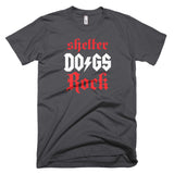 Unisex "Shelter Dogs Rock" Dog Lover's Tee