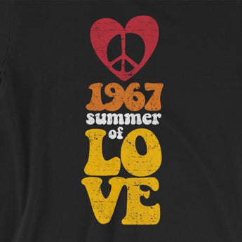 Unisex 1967 Summer of Love Hippie Tee
