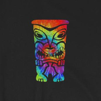 Tie-Dye Tiki Summer Fun Beach Short-Sleeve Unisex T-Shirt