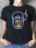 Unisex "Make Tea Not War" Peace Tee Shirt