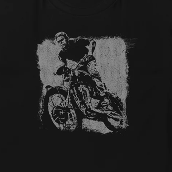 Great Escape Steve McQueen Motorcycle Jump T-shirt