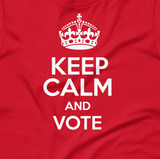Keep Calm and Vote Funny Political Election Unisex t-shirt