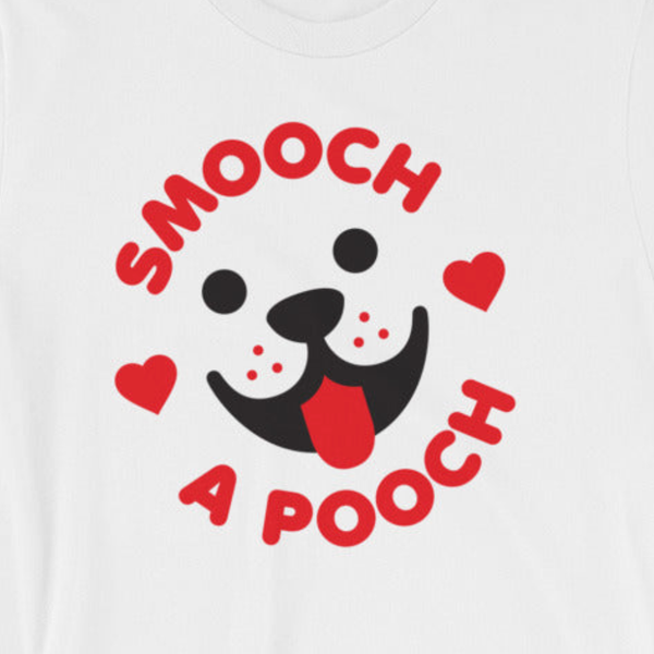 Dog Lover's Smooch a Pooch Short-Sleeve Unisex T-Shirt