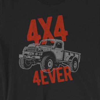 Vintage Look 4x4 4ever Off-Road Truck Lover's Short-Sleeve Unisex T-Shirt