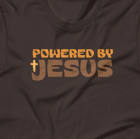 Powered by Jesus Unisex t-shirt