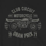 Club Circuit Vintage-Look Retro Motorcycle Race Short-Sleeve Unisex T-Shirt