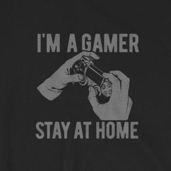 I'm a Gamer, Stay at Home Video Game Short-Sleeve Unisex T-Shirt