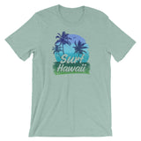 Vintage-Look Surf Hawaii Beach Summer Vacation Short-Sleeve Unisex T-Shirt