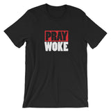 Pray Woke Christian Prayer Short-Sleeve Unisex T-Shirt