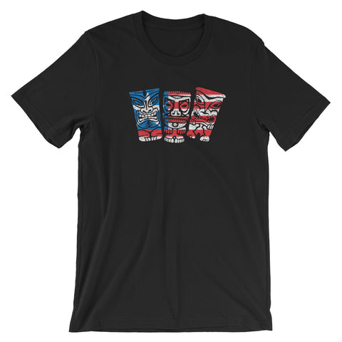 Fun America USA Tiki Flag Unisex T-Shirt