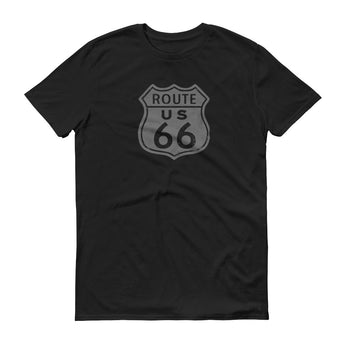 ArtBitz Route 66 Sign T-Shirt, Distressed Tee