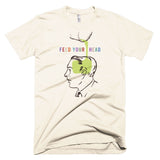 retro inspired, vintage look "Feed Your Head" tee, multi color, t-shirt
