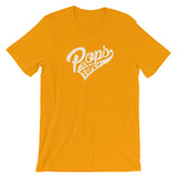 Retro Distressed Father's Day "Pops is Tops" Short-Sleeve Unisex T-Shirt