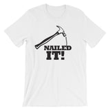 ArtBitz Unisex "Nailed It" Hammer and Nail Design Tee
