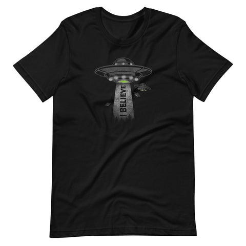 I Believe UFO Alien Short-Sleeve Unisex T-Shirt