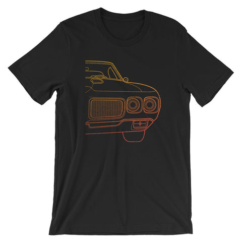 Vintage Muscle Car Classic American Iron Short-Sleeve Unisex T-Shirt