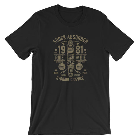 Cryptic Shock Absorber Ride or Die Short-Sleeve Unisex T-Shirt