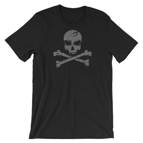 Skull and Crossbones Jolly Roger Short-Sleeve Unisex T-Shirt