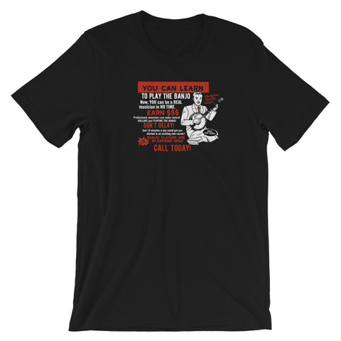 Learn to Play the Banjo Short-Sleeve Unisex T-Shirt