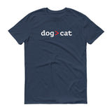 ArtBitz dog is greater than cat dog lover's tee