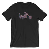 Classic '60's Style Chopper Motorcycle Unisex T-Shirt