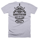 Veteran - Defend the Constitution Oath T-Shirt