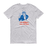 ArtBitz "I Want You to Work for Peace" Uncle Sam Anti-War Tee