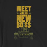 Meet The New Boss Military Tank Short-Sleeve Unisex T-Shirt