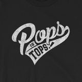 Retro Distressed Father's Day "Pops is Tops" Short-Sleeve Unisex T-Shirt
