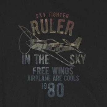 Sky Fighter Vague and Obscure Airplane Unisex T-Shirt