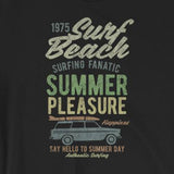 Retro Surf Beach Summer Pleasure Vintage-Look Short-Sleeve Unisex T-Shirt