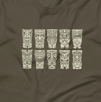 Tiki Idol Island Vacation Short-Sleeve Unisex T-Shirt