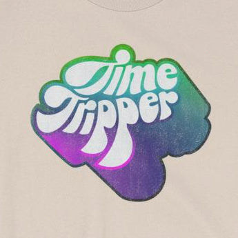 Time Tripper Psychedelic Tie-Dye Style Hippie Short-Sleeve Unisex T-Shirt