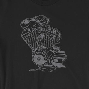 Vintage Motorcycle Engine Biker Unisex T-Shirt
