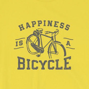 Happiness is a Bicycle Bike Lover's Short-Sleeve Unisex T-Shirt